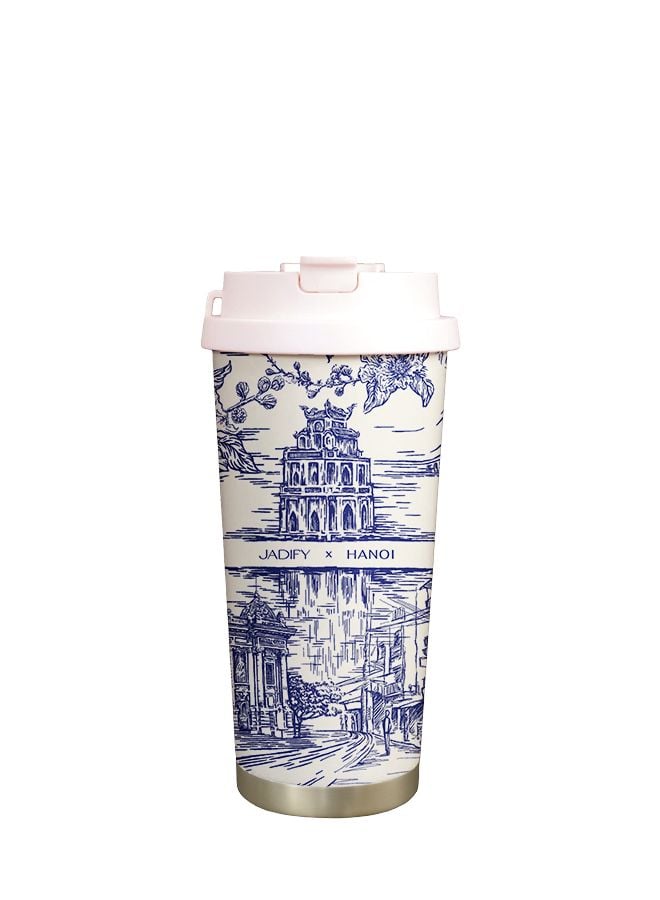  Ly Giữ Nhiệt Cao Cấp Một Vòng Hà Nội - Arty Cup A Tour of Hanoi- 520ml - Jadify 