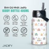  Bình giữ nhiệt cho trẻ em Jadify Kiddy Bottle – Unicorn 400ml 