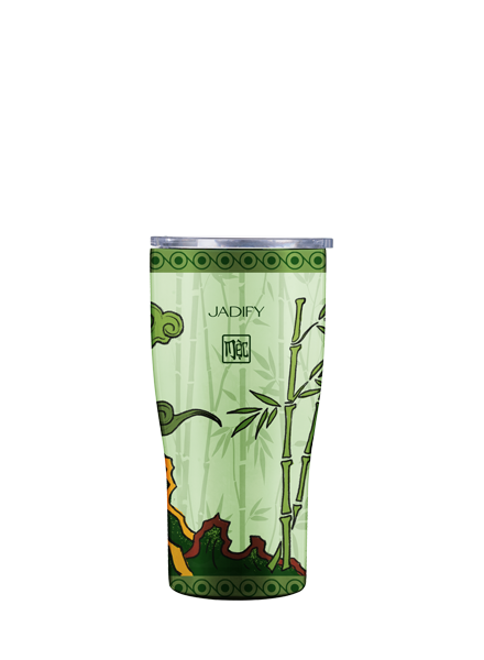  Ly Giữ Nhiệt Ngũ Hành Kỳ Bảo – Tuyết Mộc Hạc – Classy Cup Snowy Crane Wood- 600ml - Jadify 