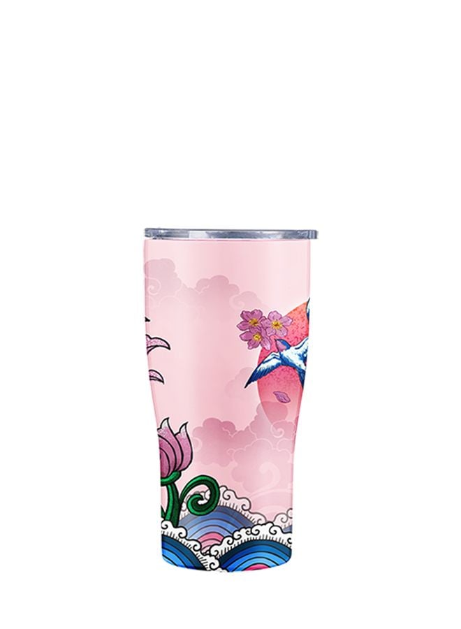  Ly Giữ Nhiệt Hoa Sen - Xuân Ca Đào Liên - Classy Cup Melody of Spring – 600ml - Jadify 