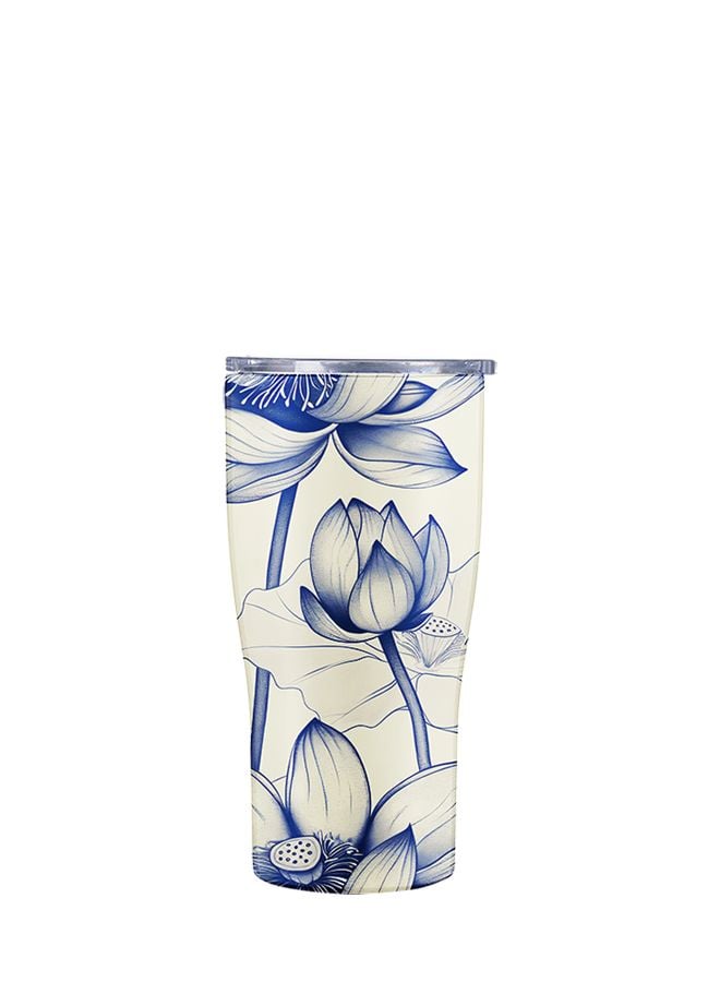  Ly Giữ Nhiệt Hoa Sen - Ngọc Liên Phú Quý - Classy Cup Blooming – 600ml - Jadify 