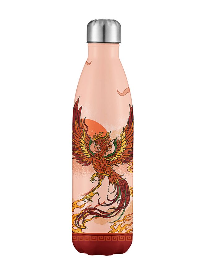  Bình Giữ Nhiệt Ngũ Hành Kỳ Bảo - Hỏa Vũ Phụng – Wavy Bottle Blazing Phoenix - 750ml - Jadify 