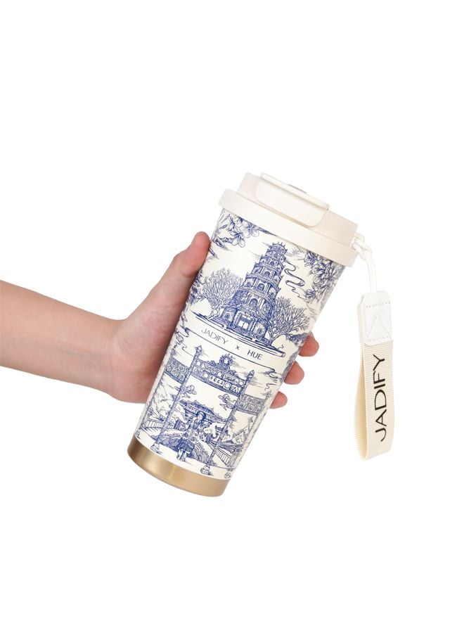  Ly Giữ Nhiệt Cao Cấp - Chạm Dấu Cố Đô - Arty Cup The Hue Imprint - 520ml - Jadify 
