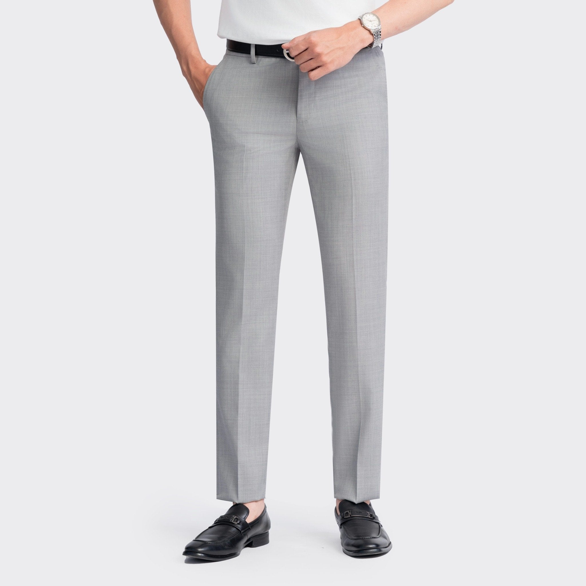 Quần Âu Wool Nam Aristino Lông Cừu Slimfit 1TR0170Z