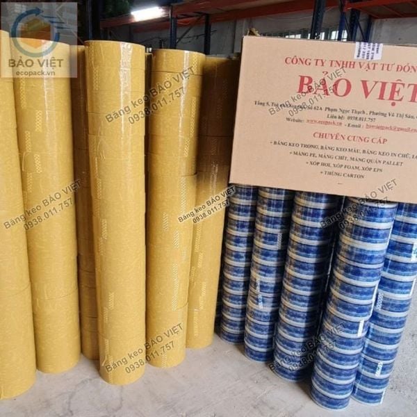 Băng keo đục dán thùng carton