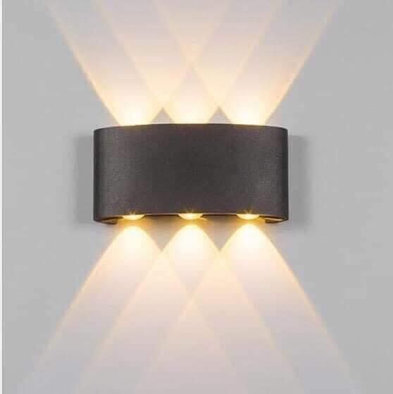  Đèn Hắt Tường 2 Đầu 6 Tia 