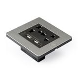  Ổ Cắm Đa Năng + 2 Sạc USB5V,2.1A 