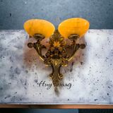  Đèn Tường Đồng Bát Đá Tự Nhiên9126/2 