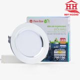  Đèn Âm Trần Rạng Đông Đổi Màu Viền Bạc AT10 