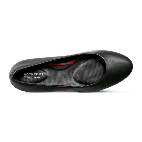 Rockport Total Motion Sydney Block Heel Plain Pump