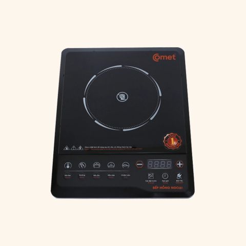  BẾP HỒNG NGOẠI NÚT BẤM 2000W COMET CM5517 