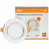  Đèn đèn Led Âm Trần Đổi Màu Siêu Mỏng Standard Comet 7W CD03M0070 