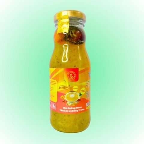  Yến sào Chè Dưỡng Nhan và Đông Trùng Viet Royal 180ml 