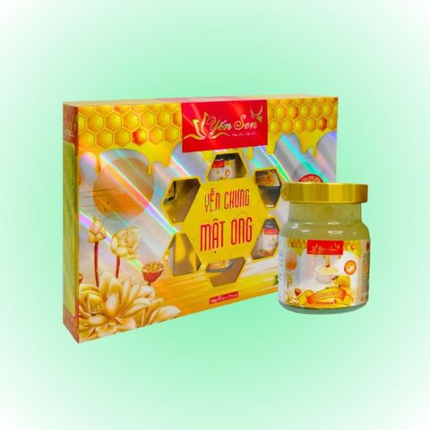  Hộp quà 6 hũ Yến Sen Mật Ong 30% yến 70ml 