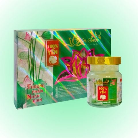  Hộp quà 6 hũ Yến Sen đường phèn 100% yến 