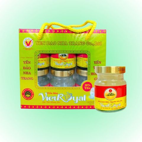  Lốc 6 hũ yến sào đường phèn VietRoyal 70ml 