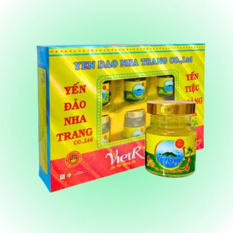  Hộp quà 6 hũ Yến sào nhân sâm VietRoyal 70ml 