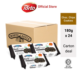  Thùng 24 gói bánh quy White Castle Dark Angle White Chocolate Cookies 180g 