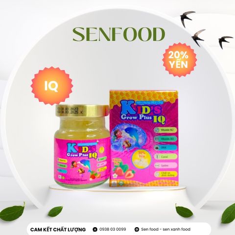  Yến sào trẻ em bổ sung IQ Kids Grow Plus 70ml 