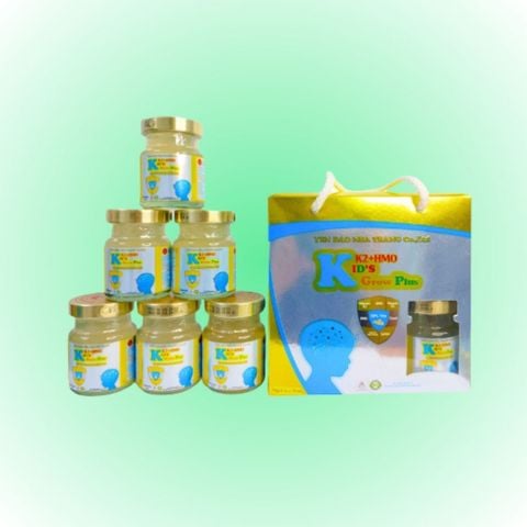  Hộp quà 6 hũ Yến sào trẻ em K2 HMO Kids Grow Plus 70ml 
