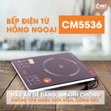  BẾP HỒNG NGOẠI CẢM ỨNG 2000W COMET CM5536 