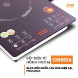  BẾP HỒNG NGOẠI CẢM ỨNG 2000W COMET CM5536 