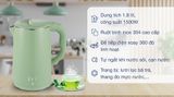  BÌNH ĐUN SIÊU TỐC 1,8L INOX 304 COMET CM8218 