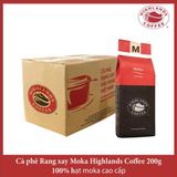  Thùng 12 gói Cà phê Rang xay Moka Highlands Coffee 200g 
