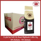  Thùng 12 Túi cà phê hạt Full City Roast Highlands Coffee 1kg 
