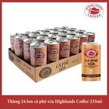  Lô 10 thùng Cà Phê Sữa Highlands Coffee 235ml/ 24 Lon 