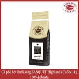  Thùng 15 KG Cà phê bột buổi sáng Banquet Highlands Coffee 1kg 