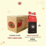  Thùng 12 gói Cà phê Rang xay Moka Highlands Coffee 200g 