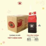  Thùng 12 gói Cà phê Rang xay Truyền thống Highlands Coffee 200g 