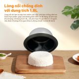  NỒI CƠM ĐIỆN NẮP GÀI  1.8L COMET CM8015 