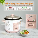  NỒI CƠM ĐIỆN NẮP RỜI 1.8L COMET CM8035 