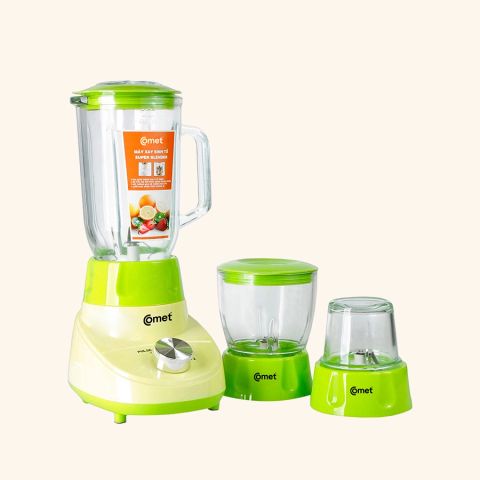  MÁY XAY SINH TỐ 3 CỐI 1,25L COMET CM9978 