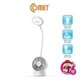  ĐÈN BÀN LED KIÊM QUẠT SẠC 4W COMET CT176W 