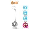 ĐÈN BÀN LED KIÊM QUẠT SẠC 4W COMET CT176W