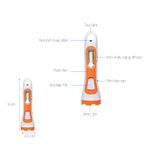  ĐÈN PIN SẠC LED 2W COMET CRT453 