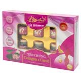  Hộp quà 6 hũ Yến Sen Collagen canxi  30% yến 70ml 
