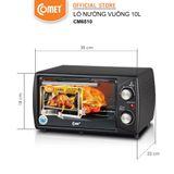  LÒ NƯỚNG VUÔNG 10L COMET CM6510 