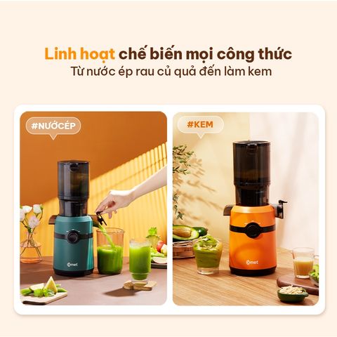  MÁY ÉP CHẬM  800ML COMET CM9616 