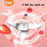  MÁY XAY SINH TỐ CỐI NHỰA KHÁNG VỠ 1,5L COMET CM9952 