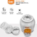  MÁY XAY SINH TỐ CỐI NHỰA KHÁNG VỠ 1,5L COMET CM9955 