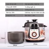 NỒI ÁP SUẤT ĐIỆN 5L COMET CM6150 