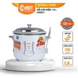  NỒI CƠM ĐIỆN NẮP RỜI 1.8L COMET CM8021 
