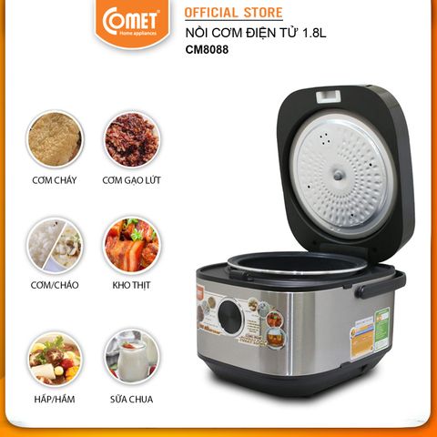  NỒI CƠM ĐIỆN TỬ 1.8L COMET CM8088 