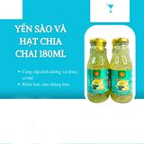 Lốc 6 chai Yến Sào và Hạt chia Viet Royal 180ml 