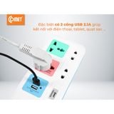  Ổ CẮM ĐIỆN NỐI DÀI 3M CỔNG USB CÓ CÔNG TẮC COMET CES4223 