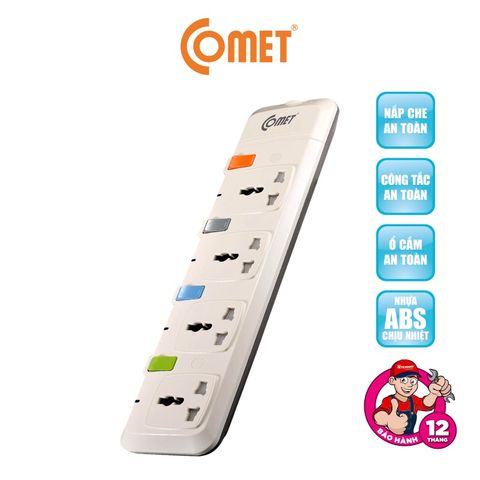  Ổ CẮM NỐI DÀI 5M CÓ NẮP BẢO VỆ COMET CESG2405 